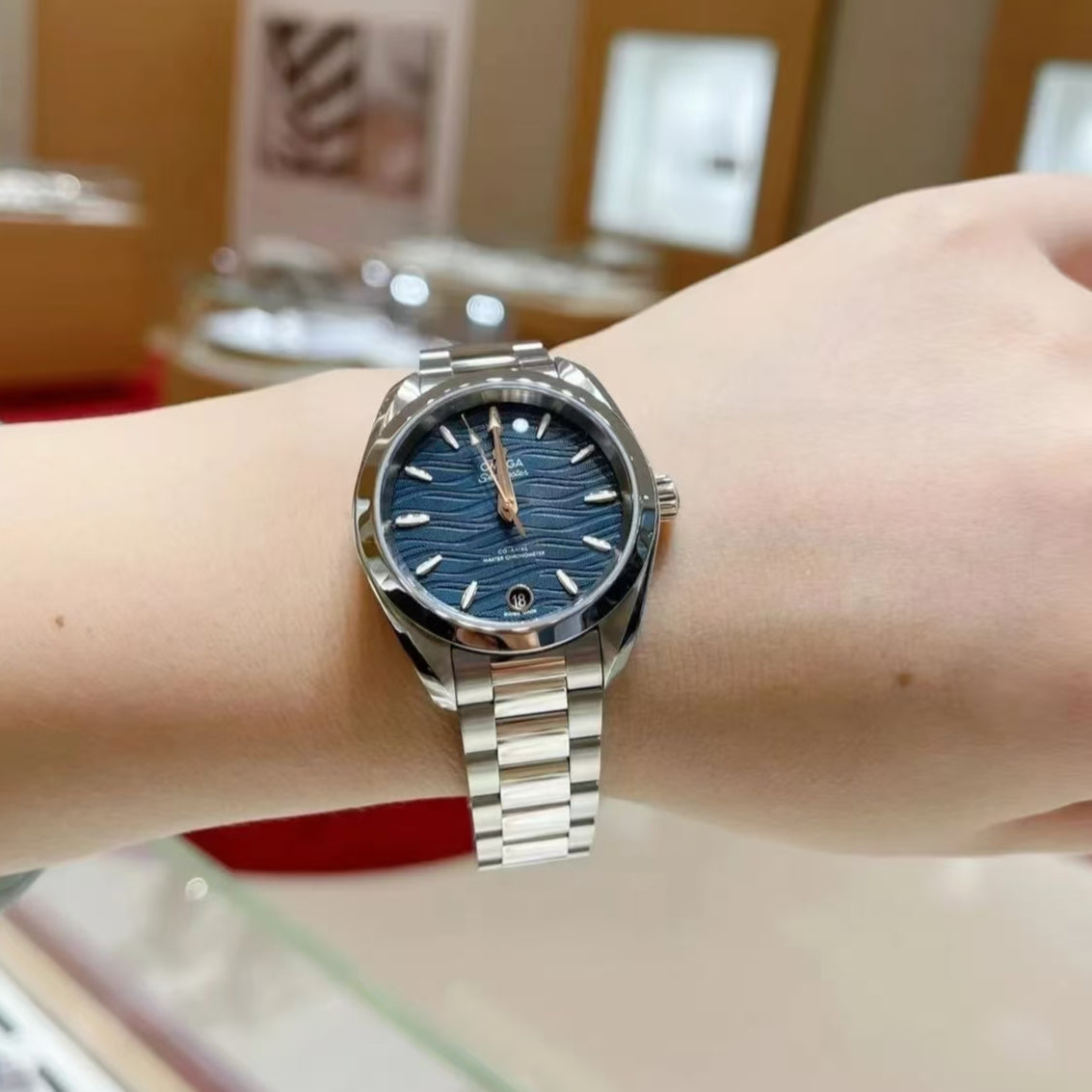 LADY-Blue 904L Steel- Blue 904L Steel- Quartz/Automatic - 34mm