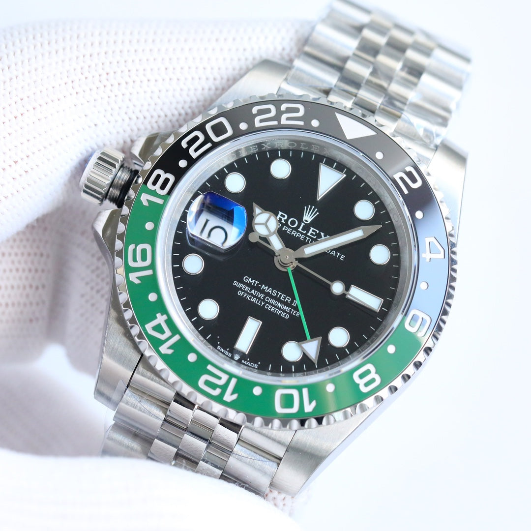 C-Factory -Lefty- Green Black- Silver 904L Steel - Automatic - 40mm