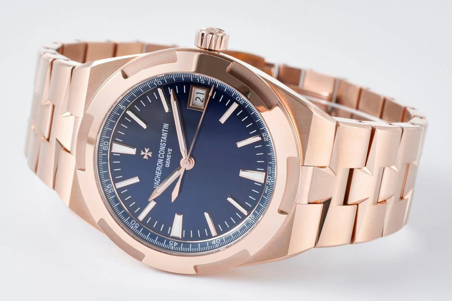 Blue Silver - Rosegold 904L Steel - Automatic - 41mm