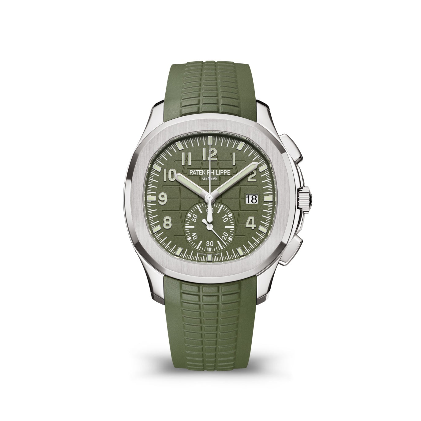 Chronograph - Green - Green Rubber - Automatic - 42mm