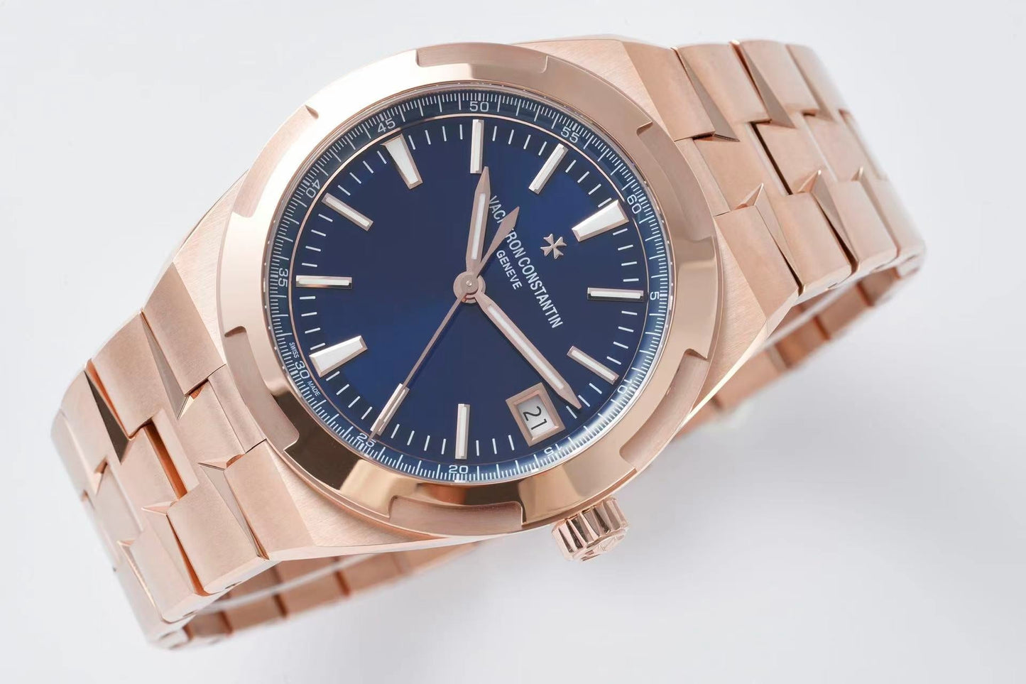 Blue Silver - Rosegold 904L Steel - Automatic - 41mm