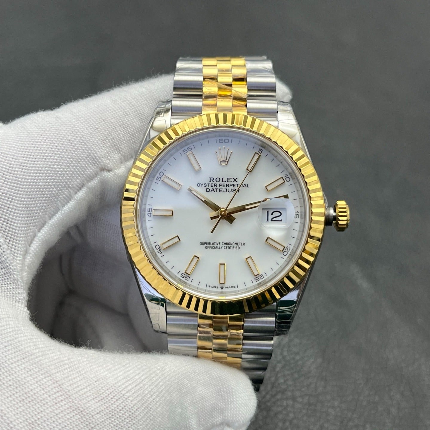 C-Factory -White - Silver Yellow 904L Steel- Automatic - 41mm