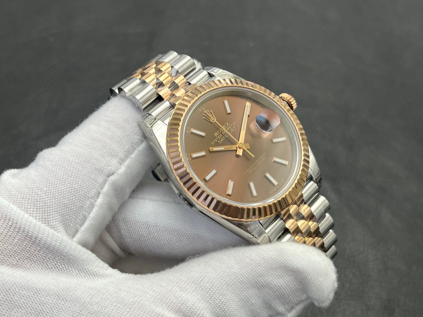 C-Factory -Brown - Silver Yellow 904L Steel- Automatic - 41mm