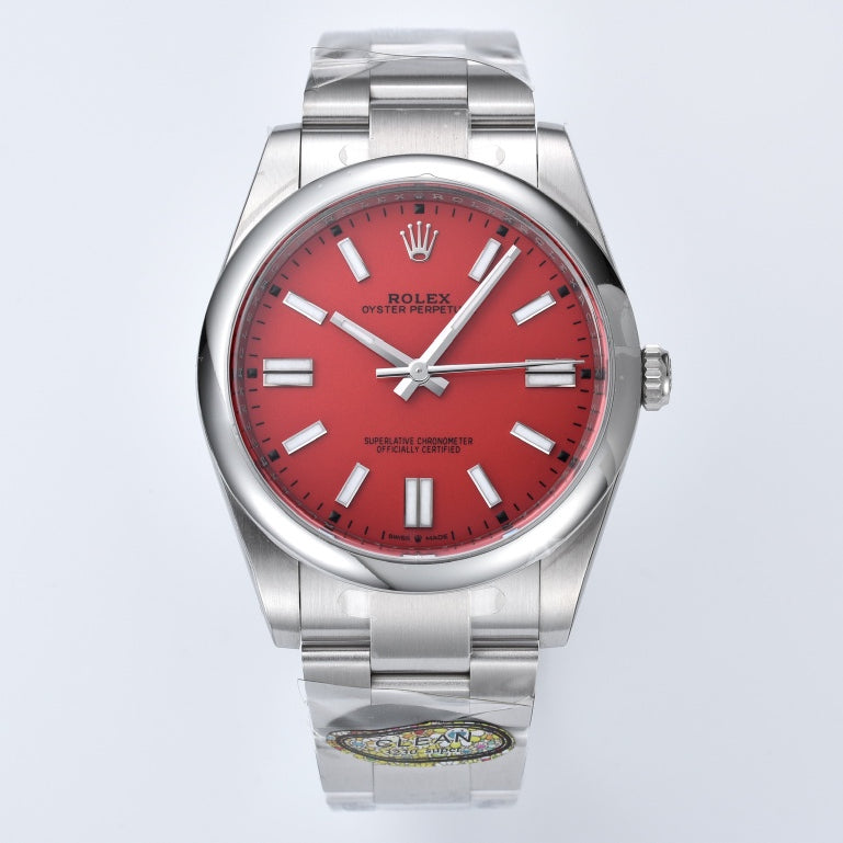 C-Factory - Wine - Silver 904L Steel- Automatic - 41mm