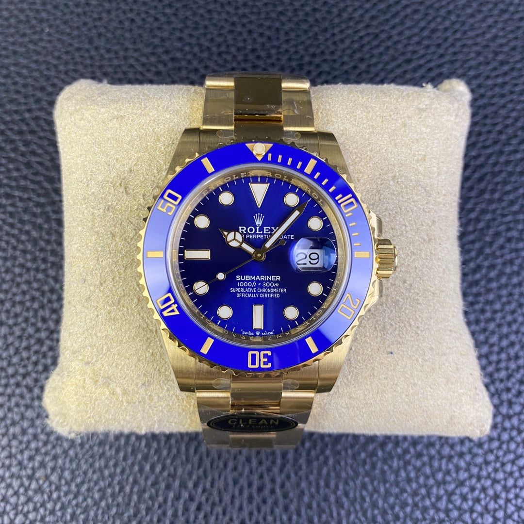 C-Factory -Blue -Yellow gold 904L Steel - Automatic - 41mm