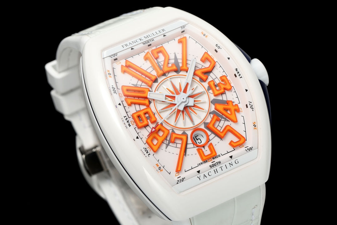 White Ceramic - White Leather - Automatic - 45mm