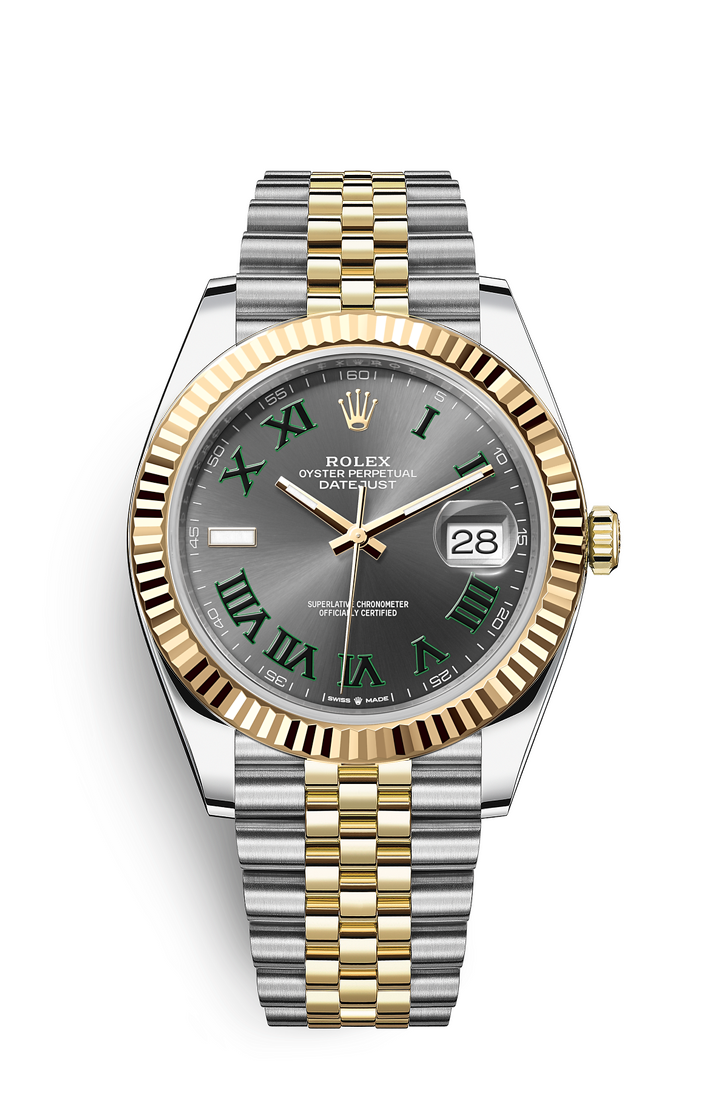 Black Grey - Yellow gold - 904L Steel - Automatic - 41mm