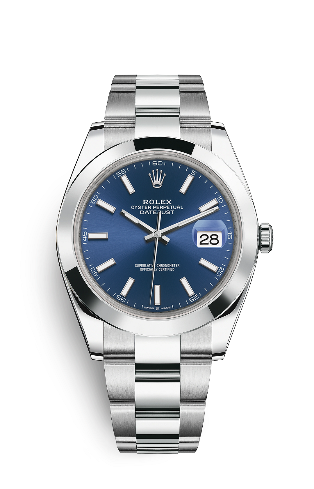 Blue - 904L Steel White - Automatic - 41mm