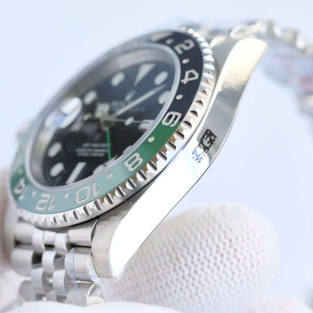 C-Factory -Lefty- Green Black- Silver 904L Steel - Automatic - 40mm