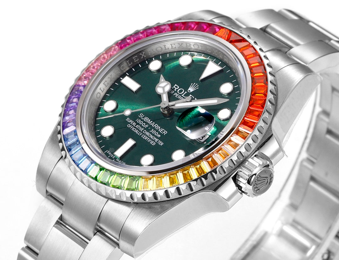 Green Dial - Rainbow 904L Steel -Automatic- 41mm