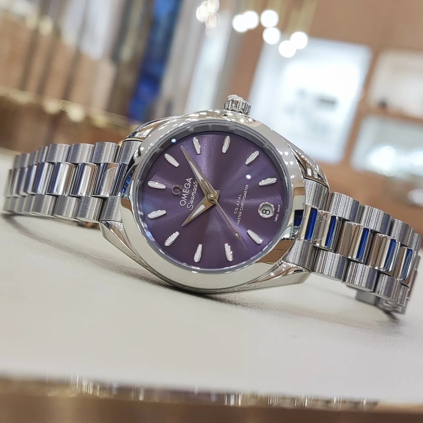 LADY - 220.10.30.20.10.002 -Purple - Silver 904L Steel - Automatic - 34mm