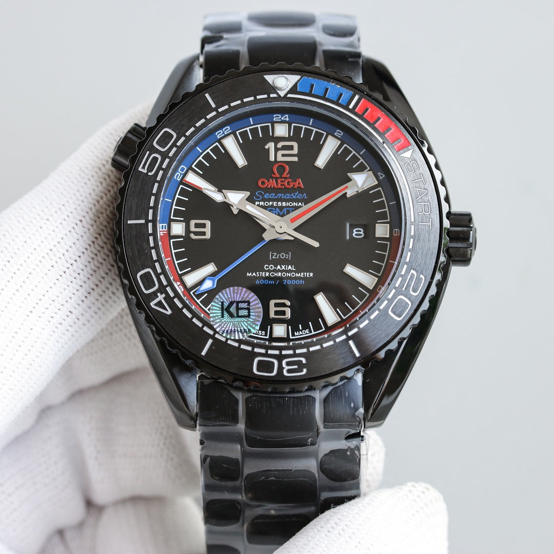 L Size Black Blue Steel - Black 904L Steel - Automatic - 45.5mm