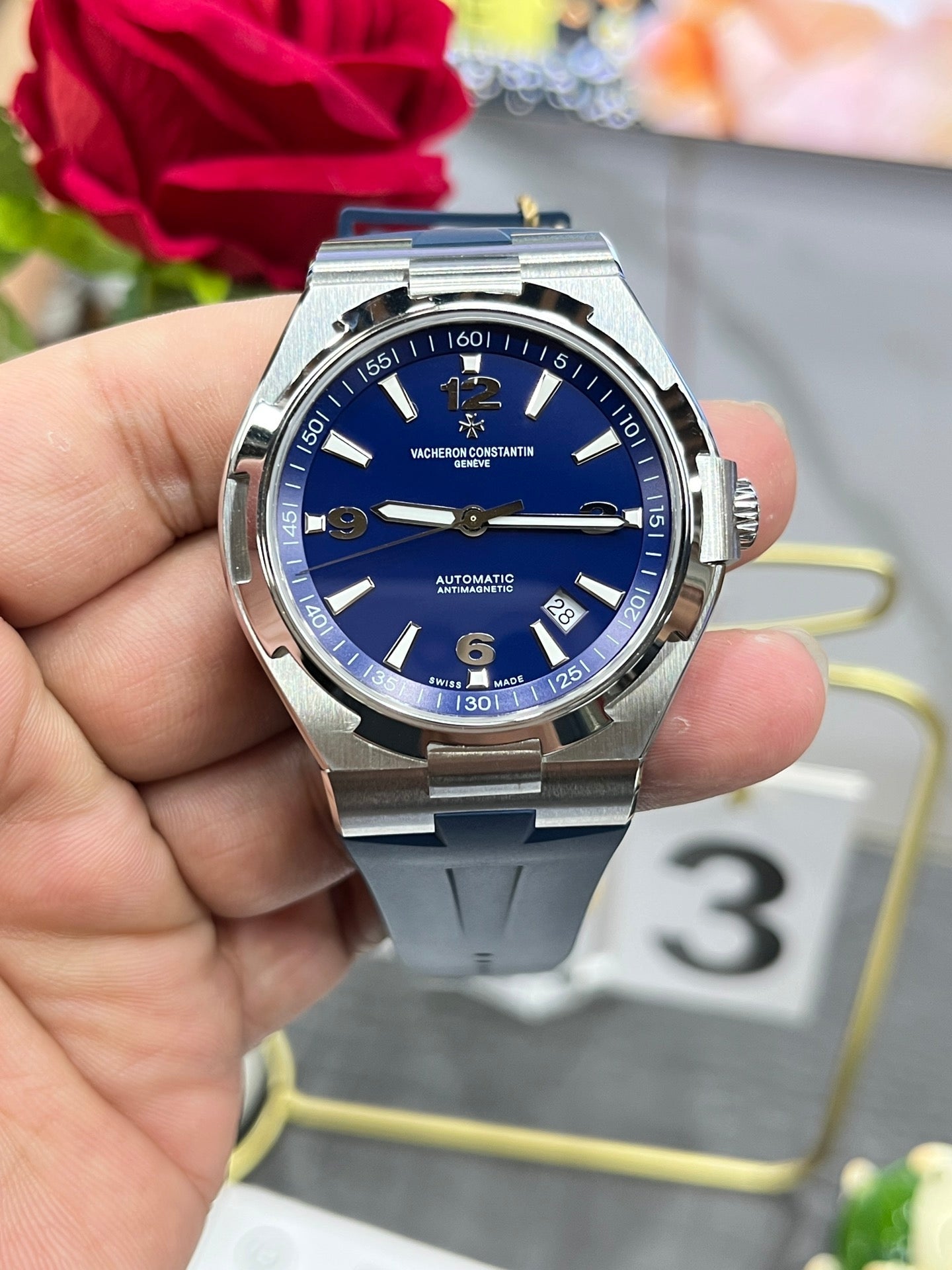 Blue Silver - Blue Rubber - Automatic - 41mm