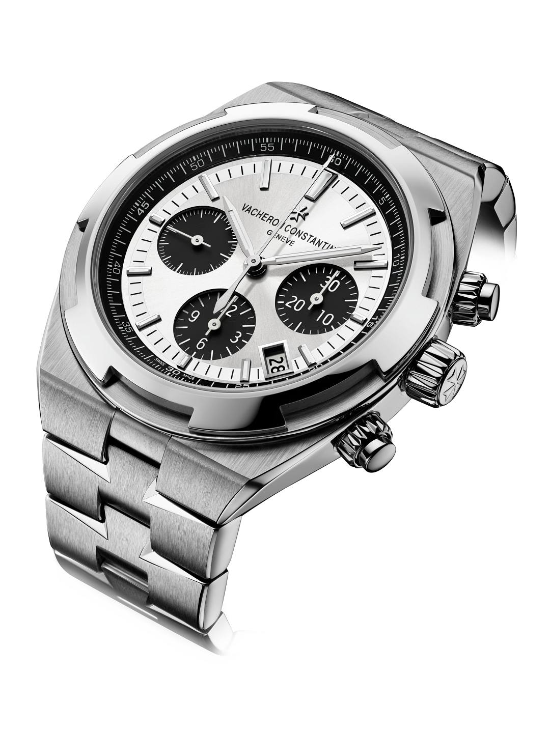 Chronograph-Silver - White 904L Silver - Automatic - 43mm