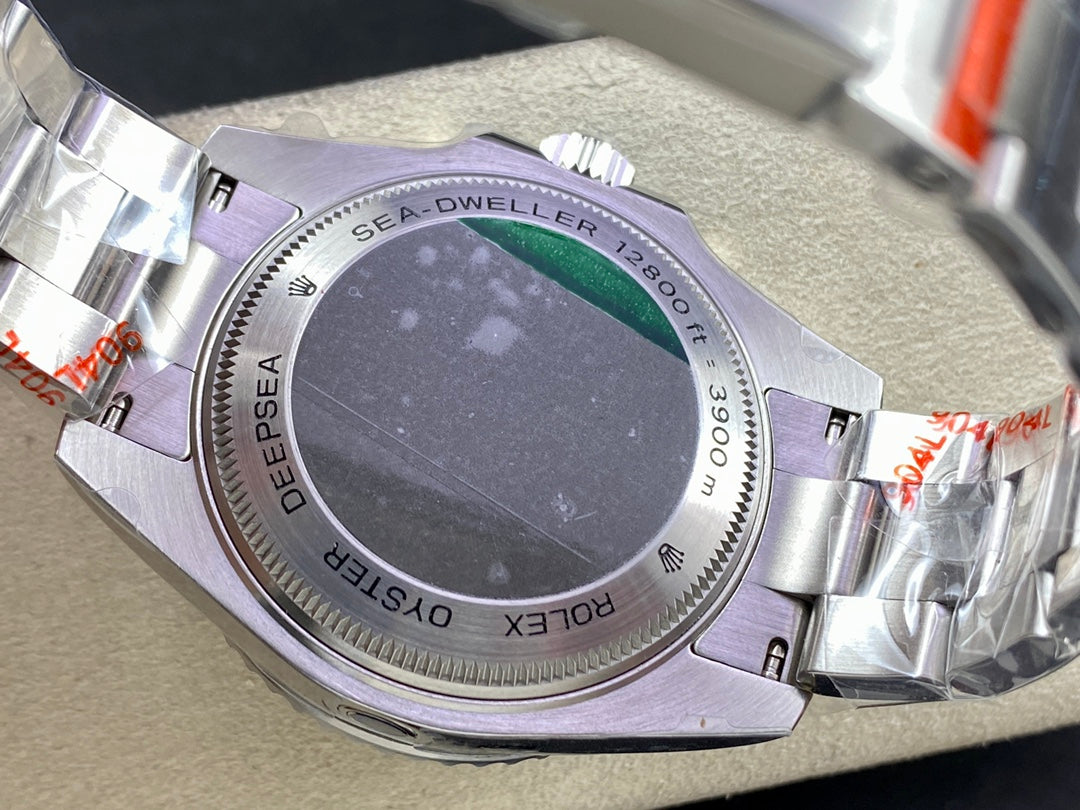 L Size - Blue Black -White 904L Steel -Automatic- 44mm