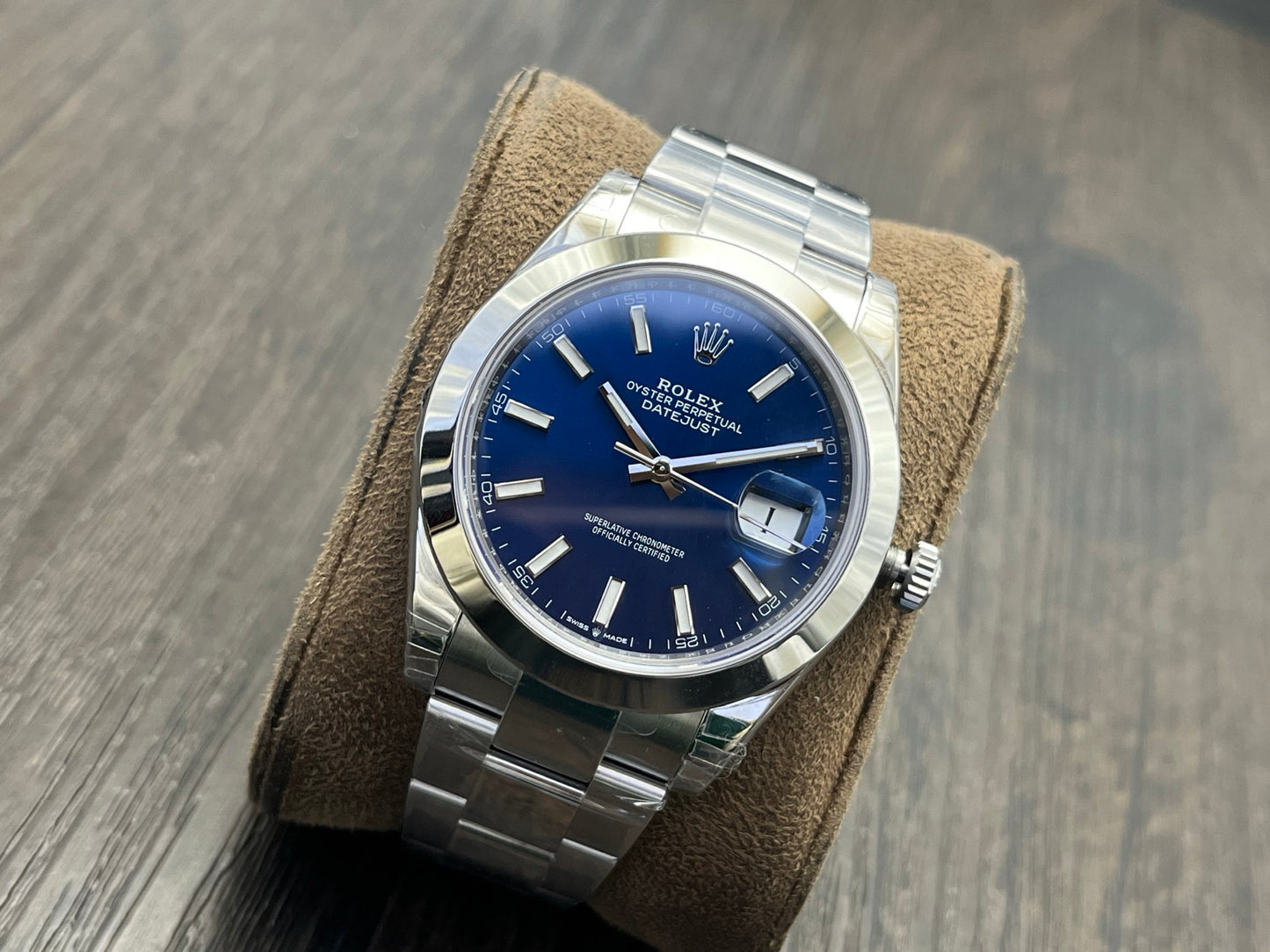 C-Factory - Blue - Smooth Bezel - Silver 904L Steel- Automatic - 41mm