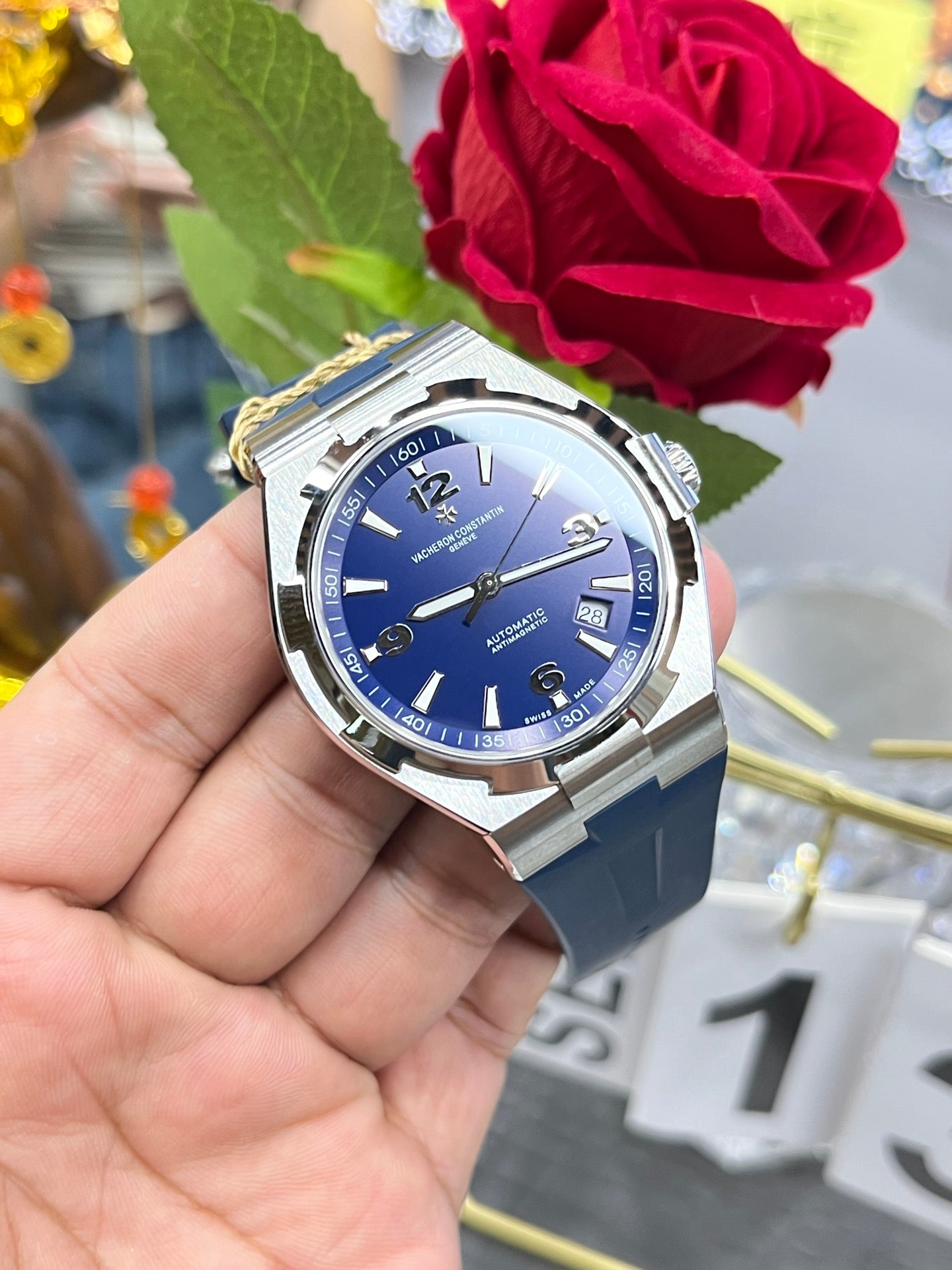 Blue Silver - Blue Rubber - Automatic - 41mm