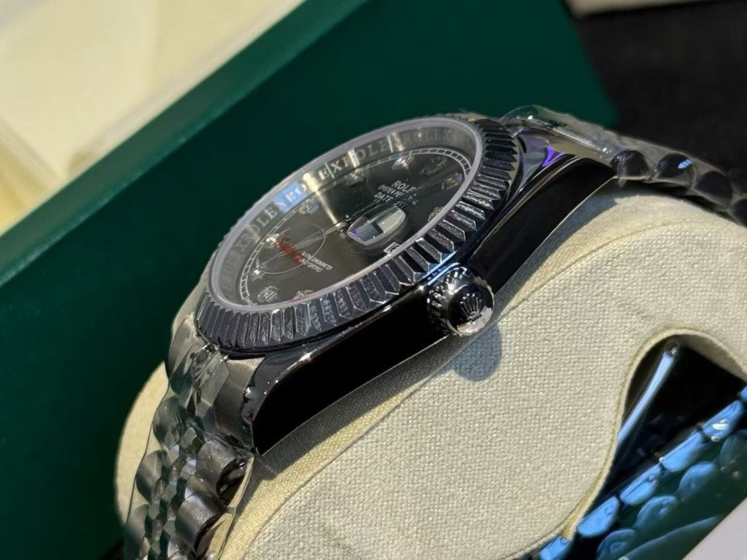 Black Dial- 904L Steel- Automatic - 41mm