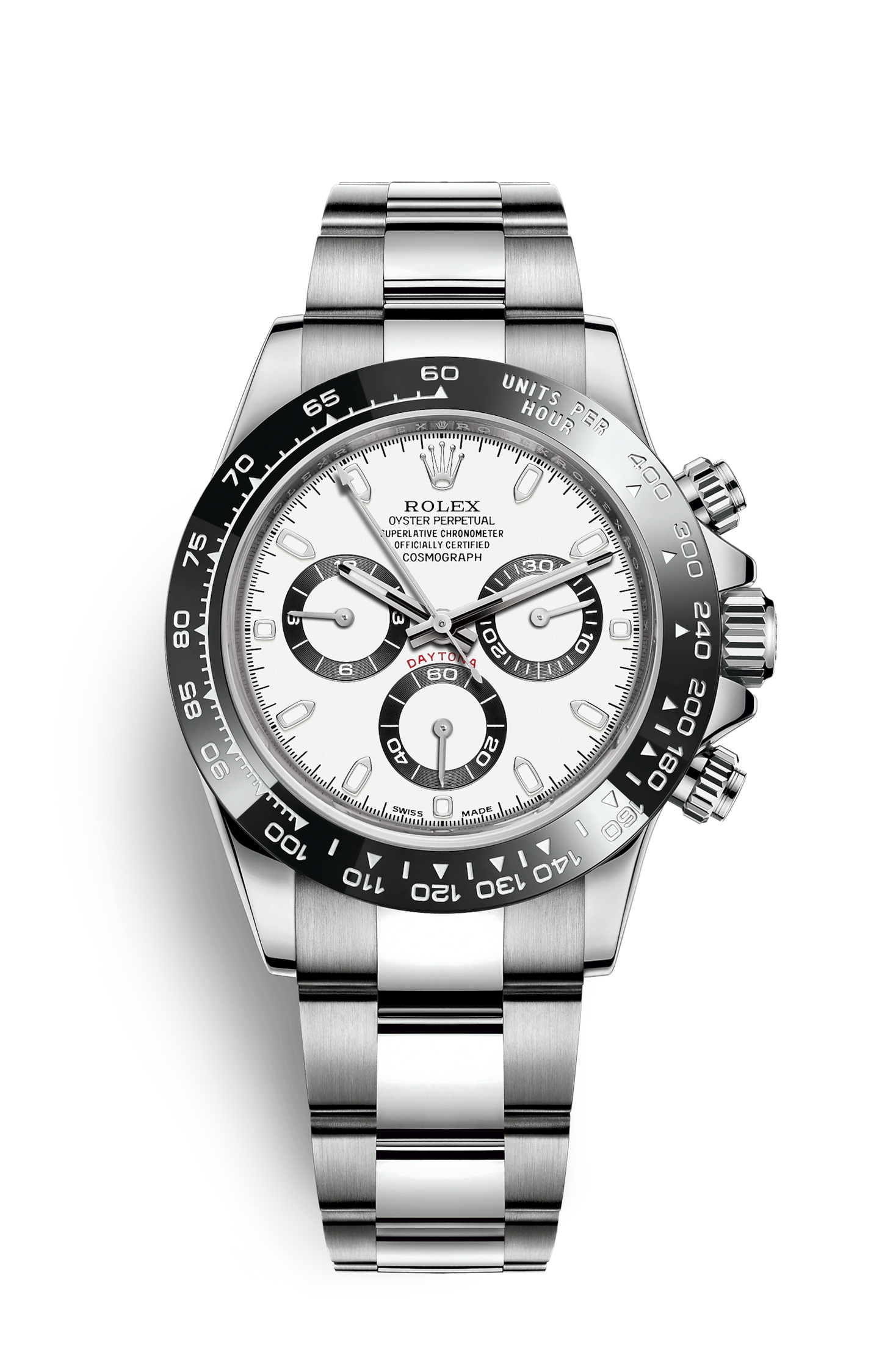 Chronograph -CLASSICAL WATCH-White- Quartz-40mm