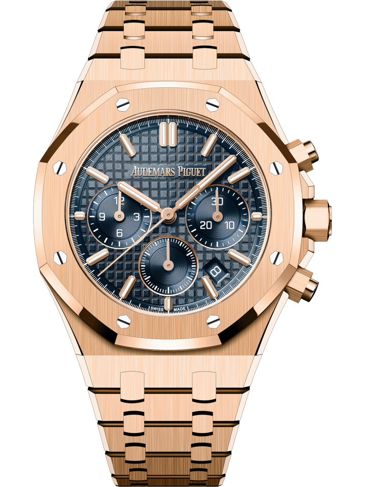 Rose Gold - 904L Steel - Quartz -Chronograph - 41mm