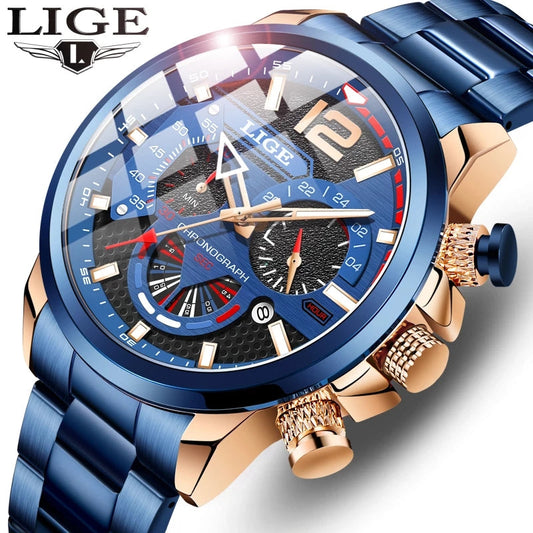 Blue - Rubber Automatic - 42mm